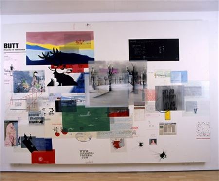 Sample artwork by Miltos Manetas (Born 1964), known for internet art, paintings of cables, computers, video games, and internet websites - View similar artists and auction records