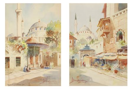 Sample artwork by Nikolai Saraphanoff (19th/20th), known for painting - View similar artists and auction records