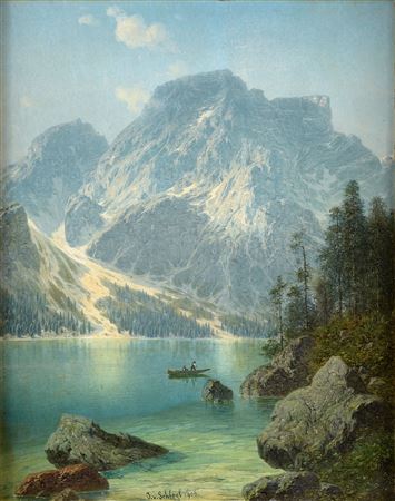 Mountain lake.
