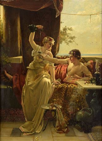 Idyll. by Richard Linderum - Auction record, sale price, and art valuation. Compare with similar artists and explore comparable artworks.