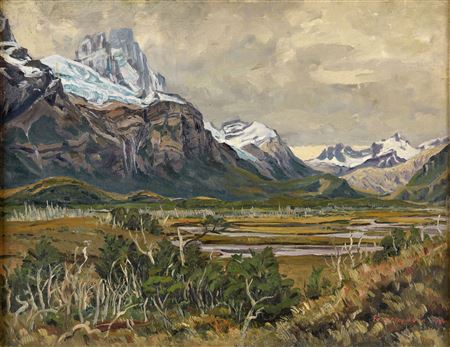 Patagonia. View of the Paine massif.