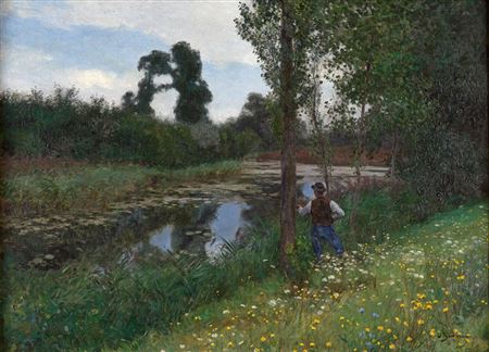 An idyllic square.