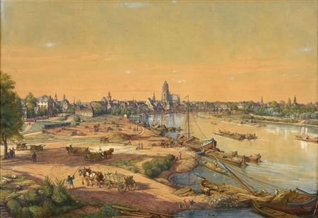 View of Frankfurt am Main. by Peter Becker - Auction record, sale price, and art valuation. Compare with similar artists and explore comparable artworks.