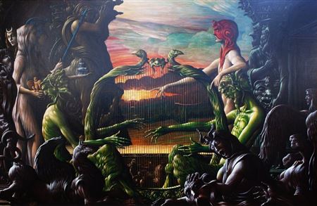"The Apotheosis of the Poet" by Alberto Abate - Auction record, sale price, and art valuation. Compare with similar artists and explore comparable artworks.
