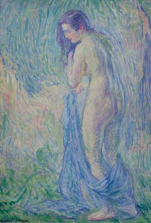"Untitled (Bather) by William Malherbe - Auction record, sale price, and art valuation. Compare with similar artists and explore comparable artworks.