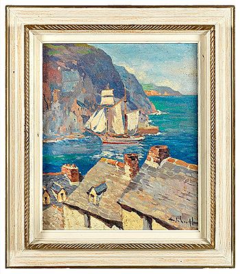 Returning to port by Henri Lucien Cheffer - Auction record, sale price, and art valuation. Compare with similar artists and explore comparable artworks.