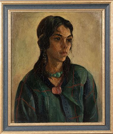 Portrait of a "Gypsy Woman"