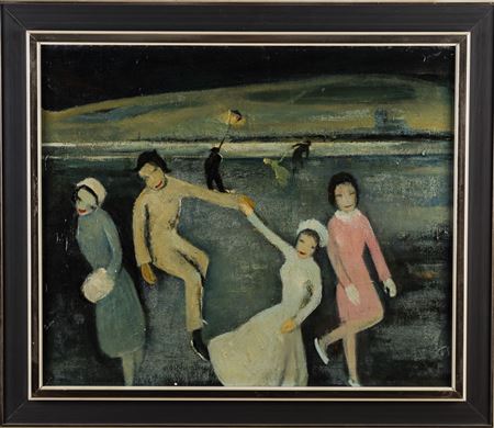 "Der Eislauf" by Franz Juncker - Auction record, sale price, and art valuation. Compare with similar artists and explore comparable artworks.