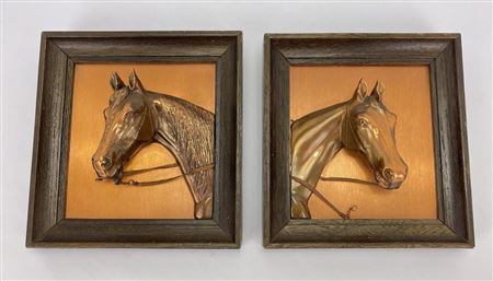 Metal Corp Horse Head Plaques