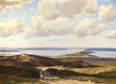Sample artwork by Herbert Edwin Pelham Hughes-Stanton (1870 - 1937), known for watercolor landscape painting - View similar artists and auction records