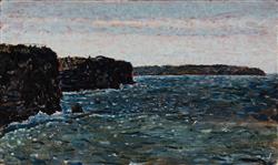 'Headlands from Bondi Golf Course,' 1991.