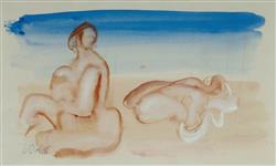 Sample artwork by Christopher Gentle (Born 1939), known for landscape painting - View similar artists and auction records