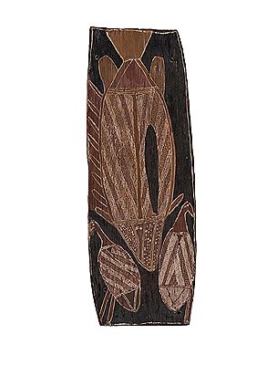 Barramundi & Shoveller Birds, c.1964. by Baku Ray - Auction record, sale price, and art valuation. Compare with similar artists and explore comparable artworks.