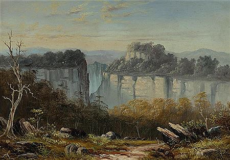 Blue Mountains Escarpment, NSW, 1889