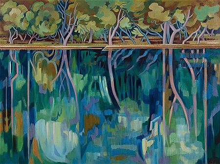 Water Images by Jean De Courtenay Isherwood - Auction record, sale price, and art valuation. Compare with similar artists and explore comparable artworks.