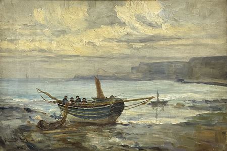 Cobles on the Shoreline Runswick Bay