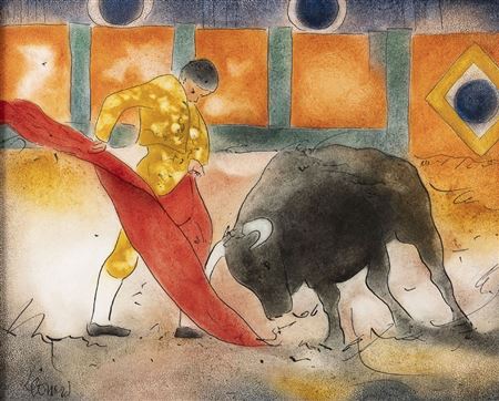 Bull and Torero