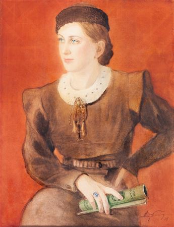 Sample artwork by Maciej Nehring (1901 - 1977), known for painting - View similar artists and auction records