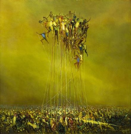 "Dwarfs and Stilt Walkers", 2021 by Grzegorz Stec - Auction record, sale price, and art valuation. Compare with similar artists and explore comparable artworks.