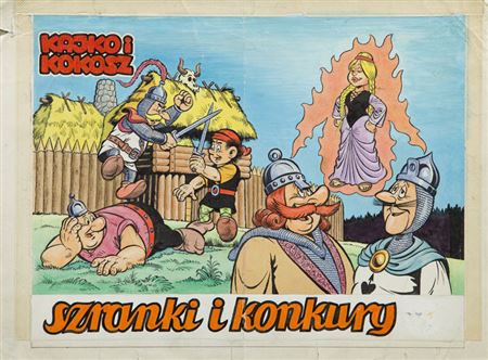 Sample artwork by Janusz Christa (1934 - 2008), known for comic book artwork. - View similar artists and auction records