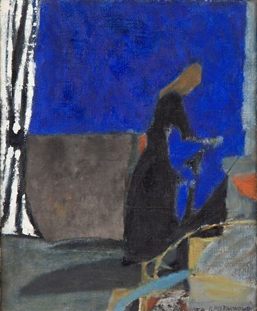"Blue interior" , 1958
