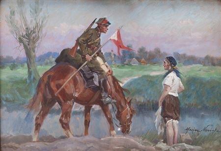 Uhlan and a Girl