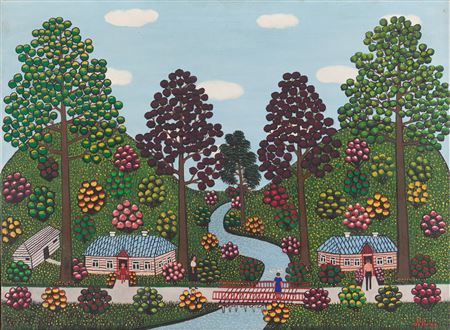 Landscape with the river