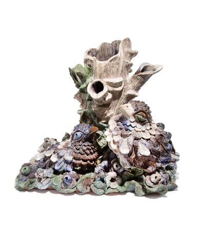 Sample artwork by Stanislaw Zagajewski (1927 - 2008), known for ornate ceramic sculptures and altars - View similar artists and auction records