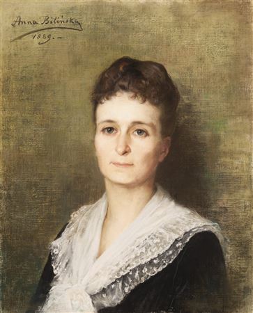 "Portret Ade`le Alice Vincent de Vaugelas" (Portrait of Ade`le Alice Vincent de Vaugelas), 1889