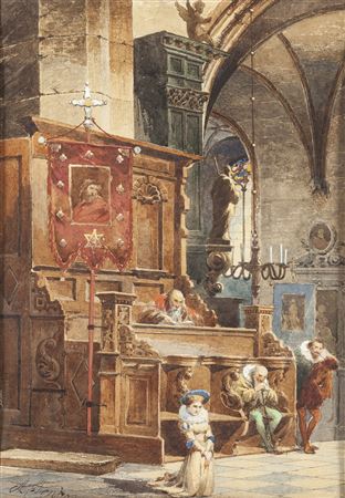 Sample artwork by Stanislaw Tondos (1854 - 1917), known for painting - View similar artists and auction records