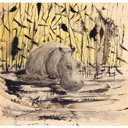 "ELEPHANT", ILLUSTRATION DESIGN, 1958