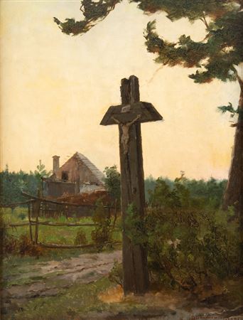 Roadside cross, 1905