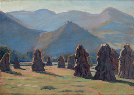 View of Tatra Mountains, 1922 by Stanislaw Kopystynski - Auction record, sale price, and art valuation. Compare with similar artists and explore comparable artworks.