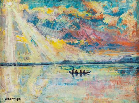 "Boat on the river"