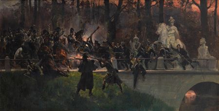 "November night", 1898 by Wojciech Adalbert Kossak - Auction record, sale price, and art valuation. Compare with similar artists and explore comparable artworks.
