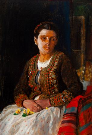 A girl from Krakow, 1914