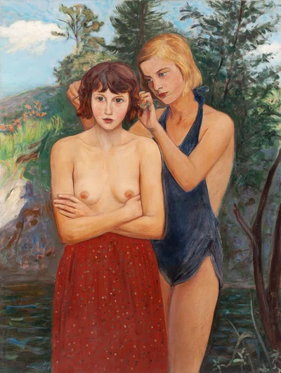 "After bathing"