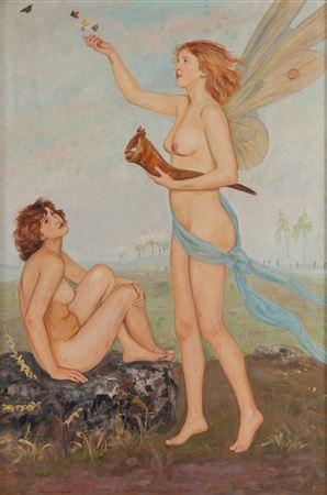 Spring by Vlastimil Hofmann - Auction record, sale price, and art valuation. Compare with similar artists and explore comparable artworks.