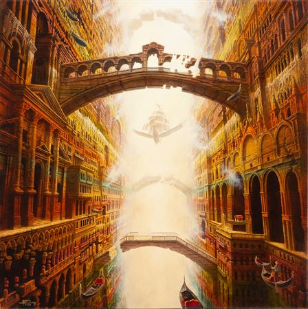 "Venetian caprice" by Marcin Kolpanowicz - Auction record, sale price, and art valuation. Compare with similar artists and explore comparable artworks.