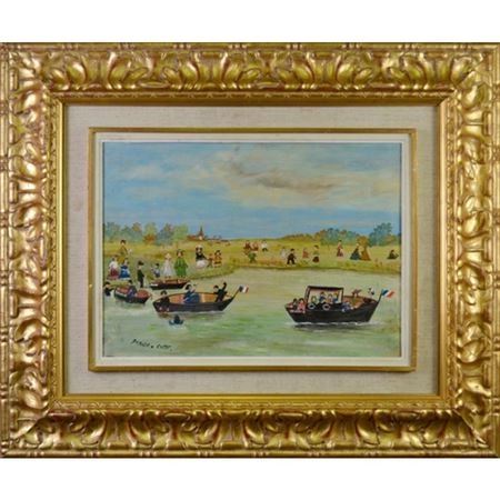 "Promenade in a boat"