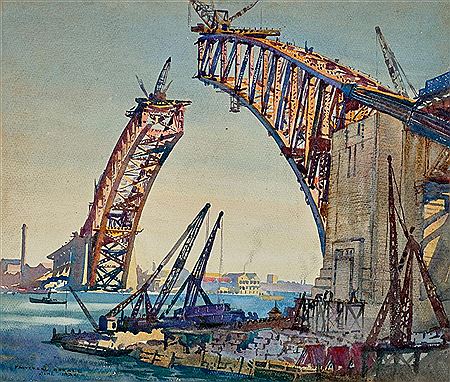 BUILDING OF THE SYDNEY HARBOUR BRIDGE