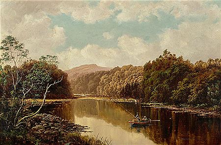 RIVER LANDSCAPE, TASMANIA
