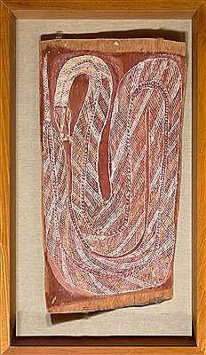 Sample artwork by Wally Mandarrg (1915 - 1987), known for aboriginal art - View similar artists and auction records