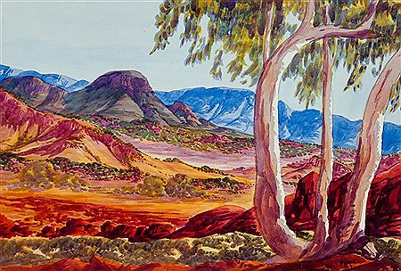 GHOST GUMS, CENTRAL AUSTRALIA by Edwin Pareroultja - Auction record, sale price, and art valuation. Compare with similar artists and explore comparable artworks.