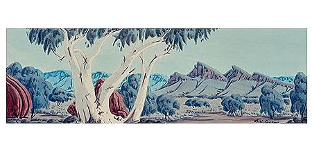 GHOST GUM by Keith Namatjira - Auction record, sale price, and art valuation. Compare with similar artists and explore comparable artworks.
