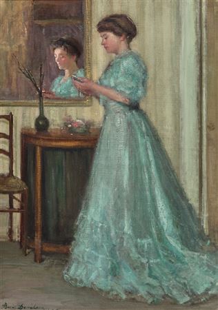 LA ROBE BLEUE, 1911 by Bessie Davidson - Auction record, sale price, and art valuation. Compare with similar artists and explore comparable artworks.