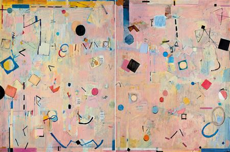 THE JUGGLERS, 1967 (diptych)