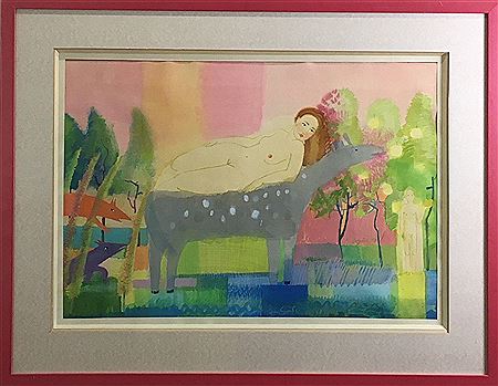 NUDE ALLONGE by Kristine Jurjane - Auction record, sale price, and art valuation. Compare with similar artists and explore comparable artworks.