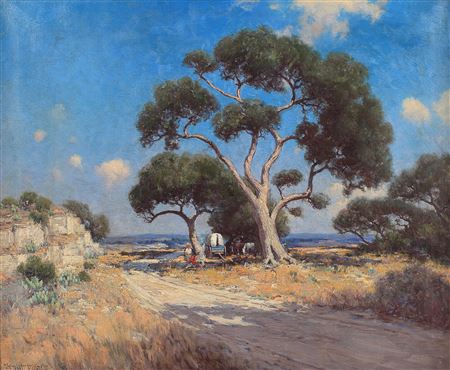 "Noon on the Blanco Road - Southwest, Texas, 1911"