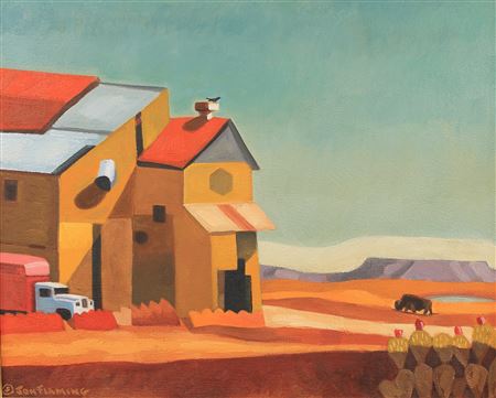 "Abandoned Cotton Gin, Buffalo Gap, 2009"